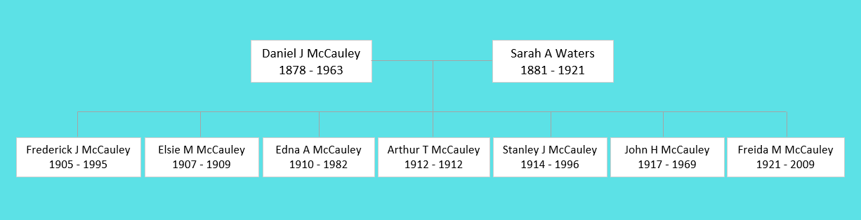 Daniel J McCauley Family