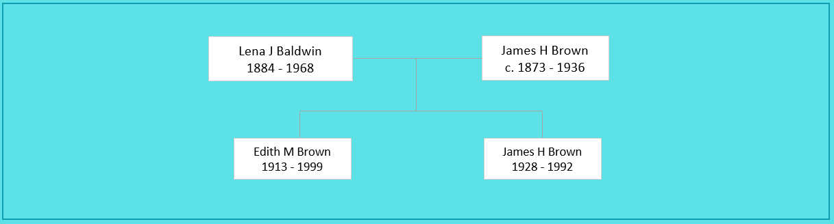 Lena J Baldwin (1884) Family