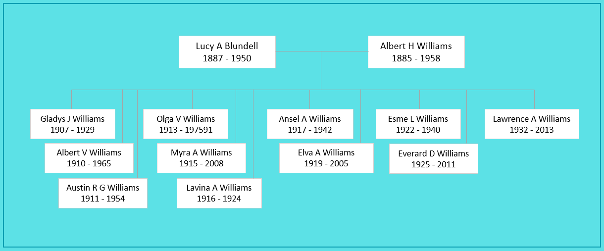 Lucy A Blundell (1887) Family